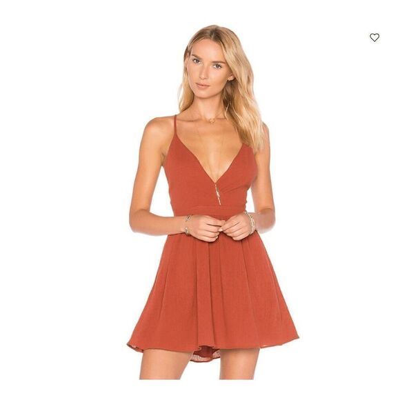 Majorelle Low Tide Dress in Rust Size S - Picture 1 of 6